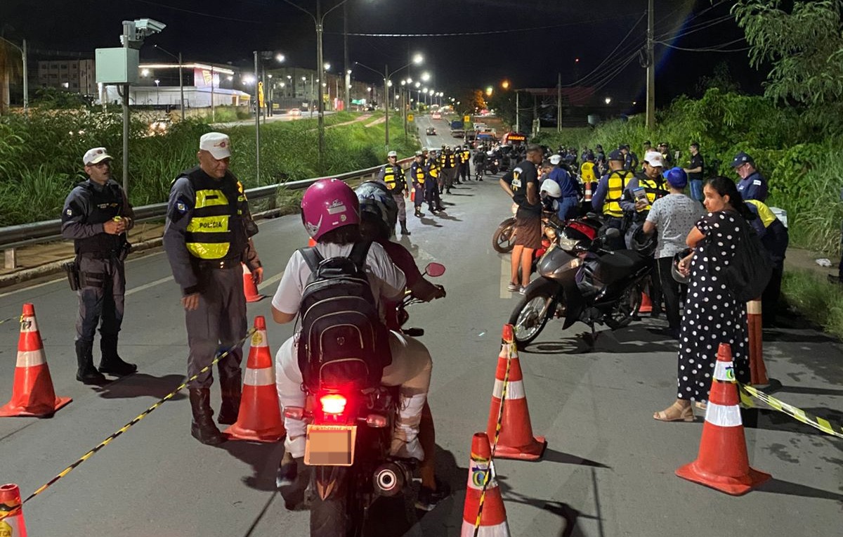 Primeira Operação Lei Seca do ano remove 54 motos e identifica 33 condutores sem CNH