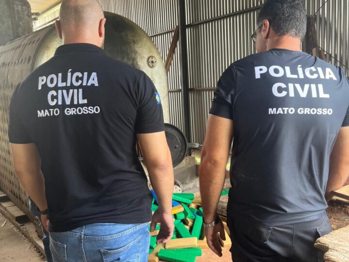 Polícia Civil incinera cerca de uma tonelada de maconha apreendida em Itiquira