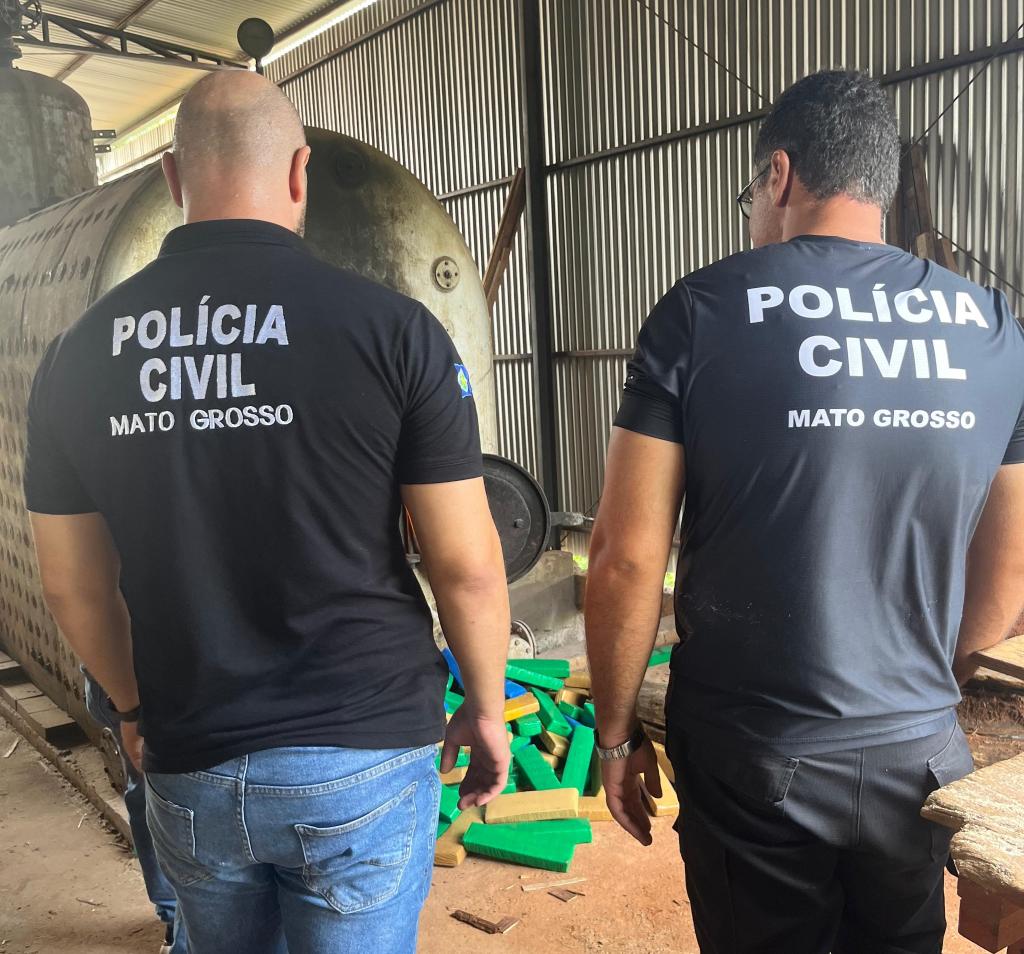 Polícia Civil incinera cerca de uma tonelada de maconha apreendida em Itiquira