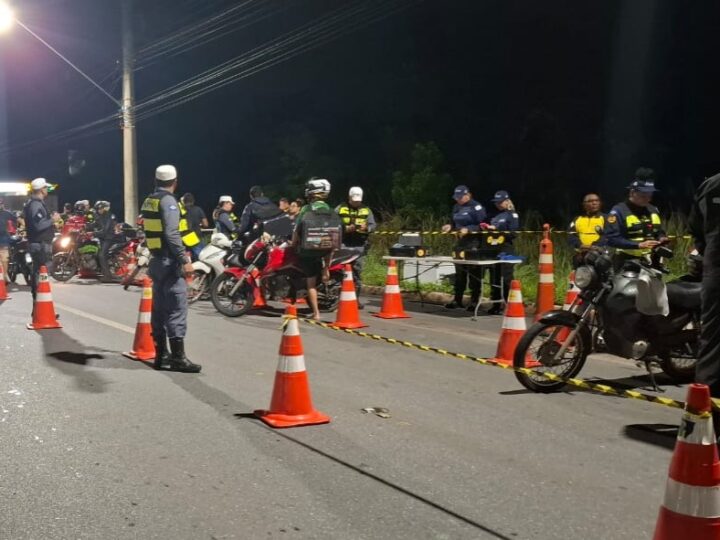 Operação Lei Seca termina com 2 prisões por embriaguez e 47 motocicletas guinchadas