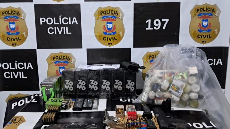 Polícia Civil cumpre mandado de busca em tabacaria e prende dono em flagrante por produtos de venda proibida no país