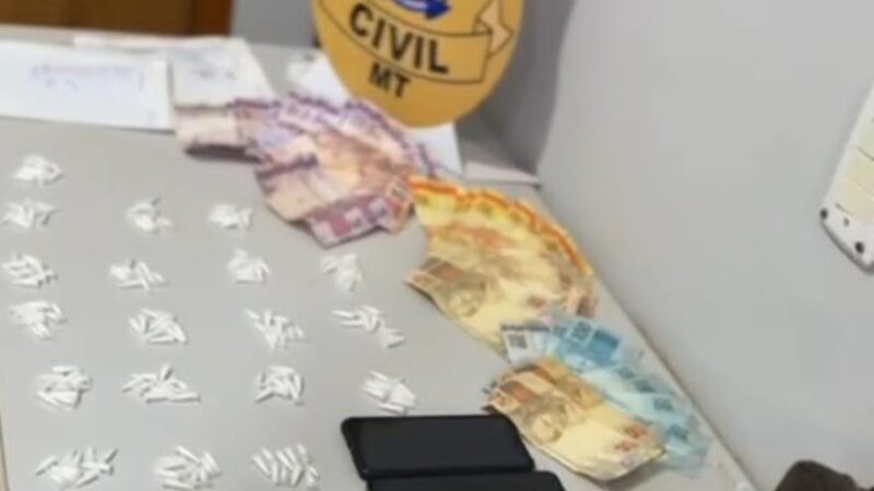 Polícia Civil prende 4 pessoas por envolvimento com o tráfico em Tapurah