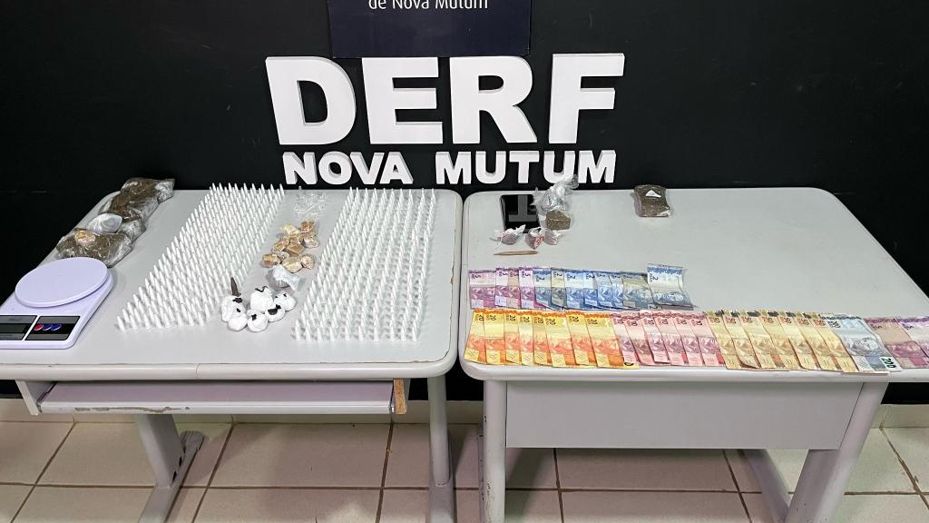 Polícia Civil prende casal responsável por abastecer tráfico de drogas em Nova Mutum