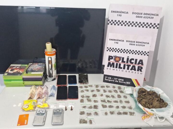 Polícia Militar prende homem e apreende adolescente por tráfico de drogas