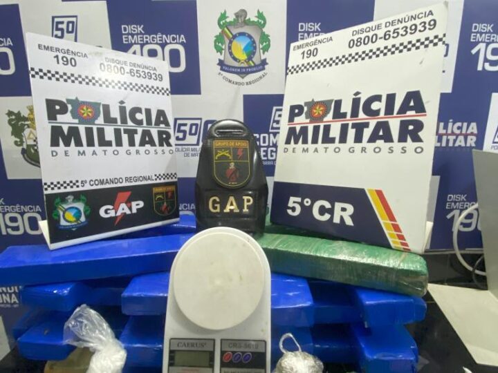 Polícia Militar fecha depósito de drogas e apreende 20 quilos de maconha