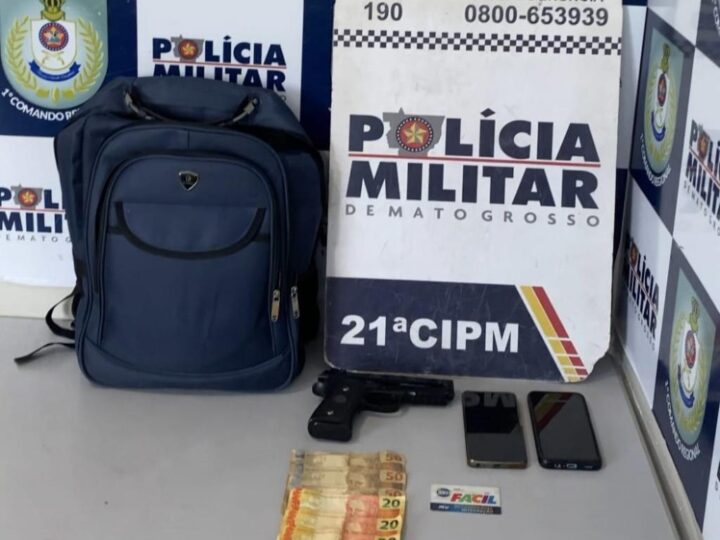 Polícia Militar detém dois homens por roubo com simulacro de arma de fogo