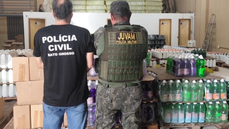 Polícia Civil interdita empresa de produtos químicos que atuava de forma irregular em Cuiabá